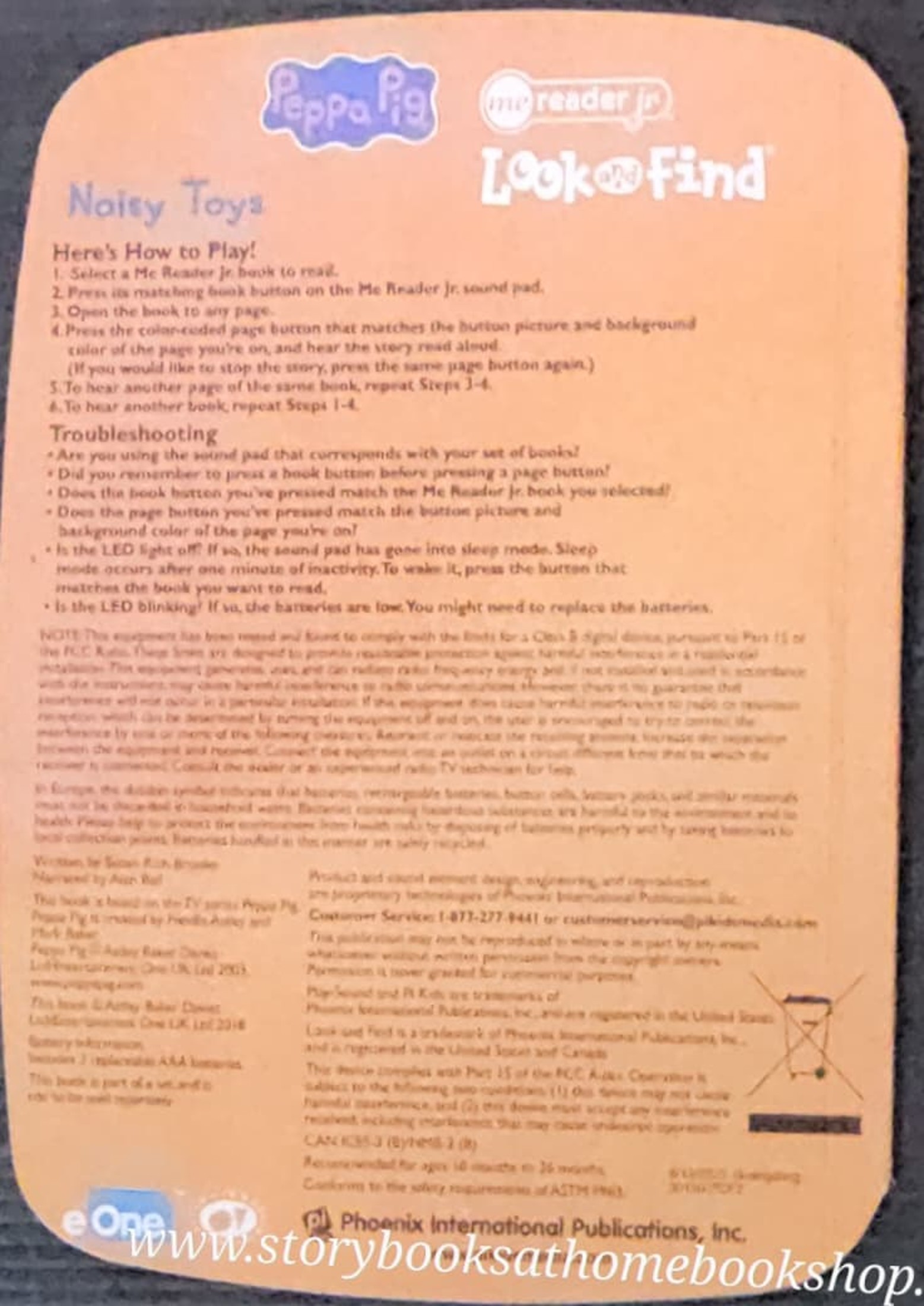 BOARD BOOK** 🍅🍅PEPPA PIG LOOK AND FIND:NOIISY TOYS