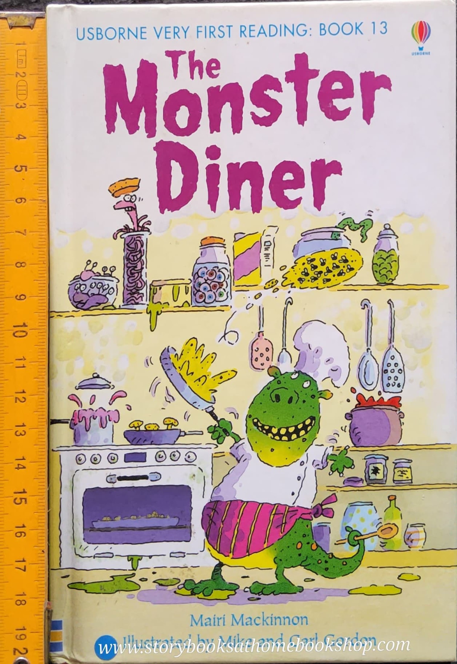 หนังสือนิทานปกแข็ง ** ♥️USBORNE VERY FIRST READING BOOK13:THE MONSTER DINER