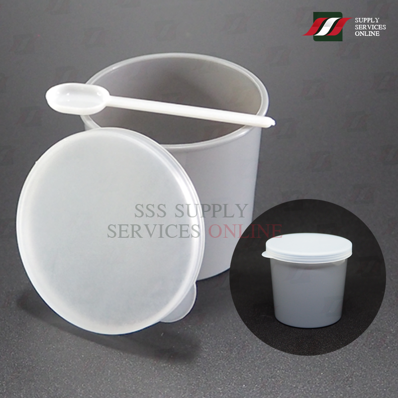 กระปุกเก็บอุจจาระ พร้อมช้อน Stool Container 40mL with Snap Cap