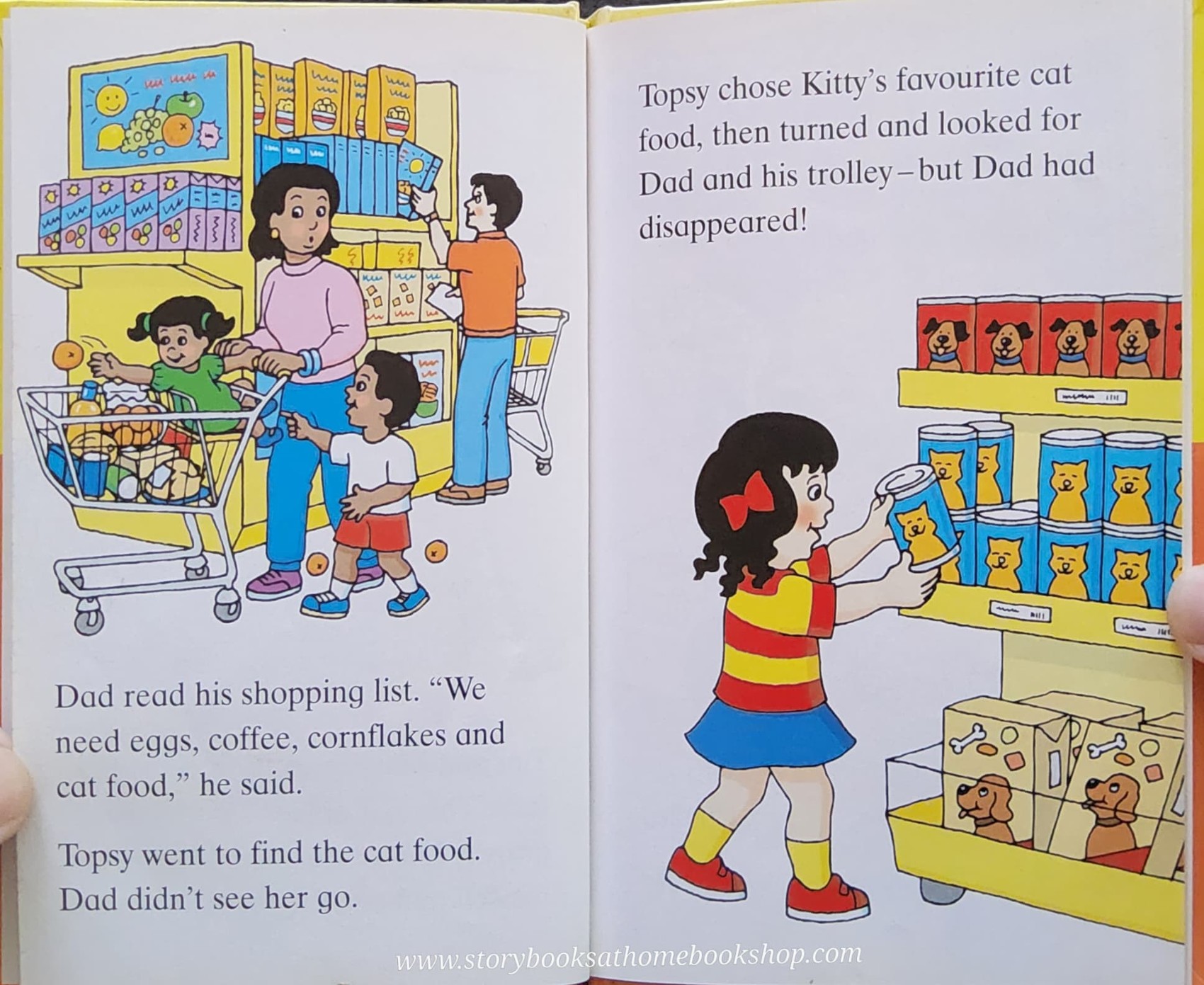 หนังสือนิทานปกแข็ง** 🍅🍓TOPSY+TIM LITTLE SHOPPERS