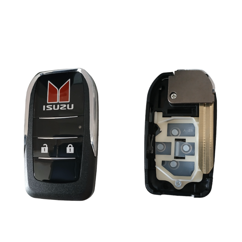กรอบรีโมต Isuzu 2 ปุ่ม (ล็อก+ปลดล็อก)