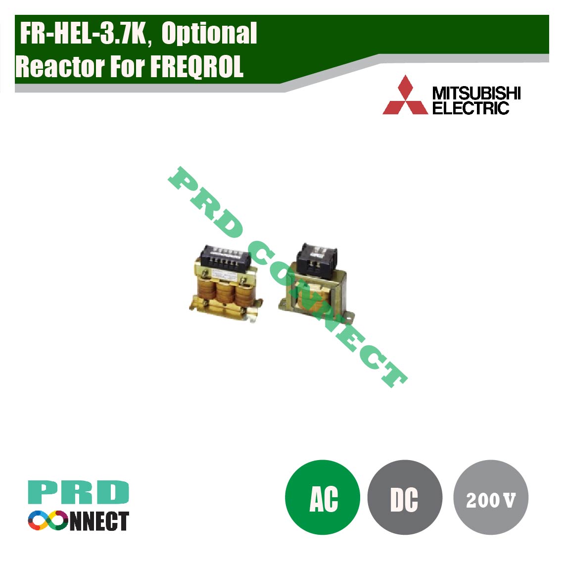 FR-HEL-3.7K, Optional Reactor For FREQROL, MITSUBISHI