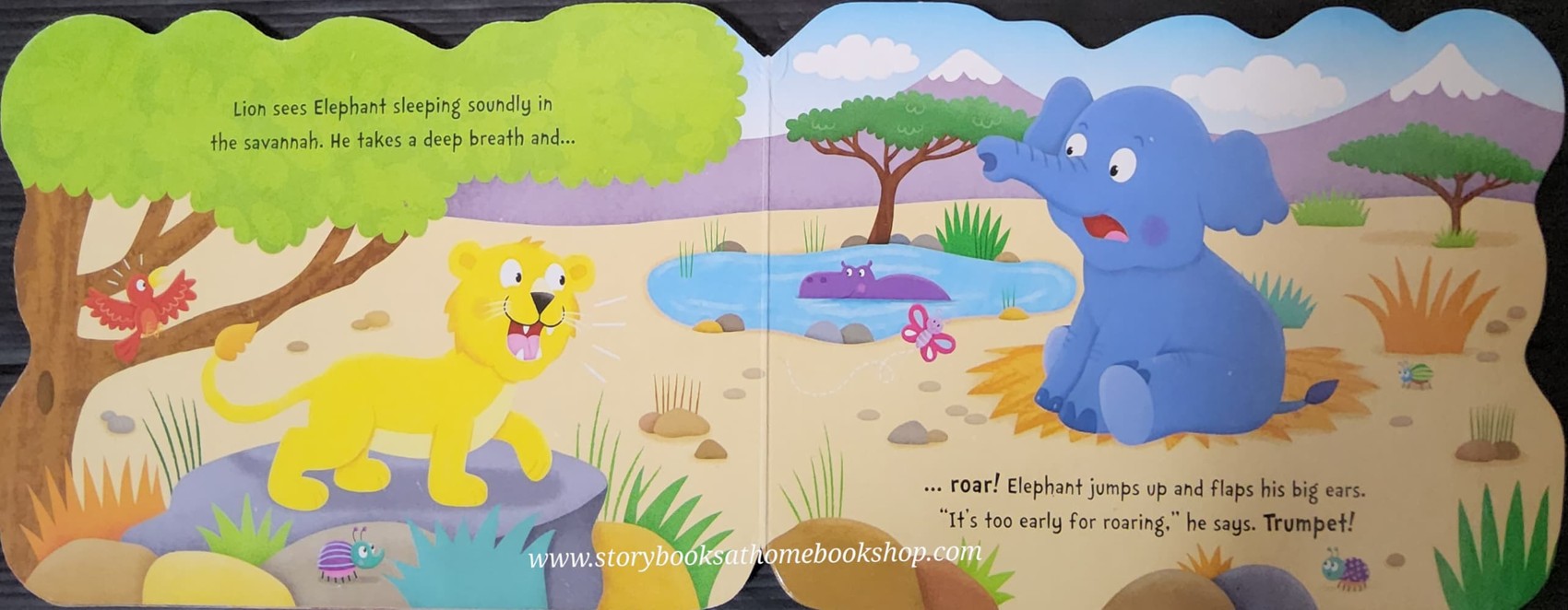 BOARD BOOK** ♥️LOUD LION FULL OF NOISY FUN