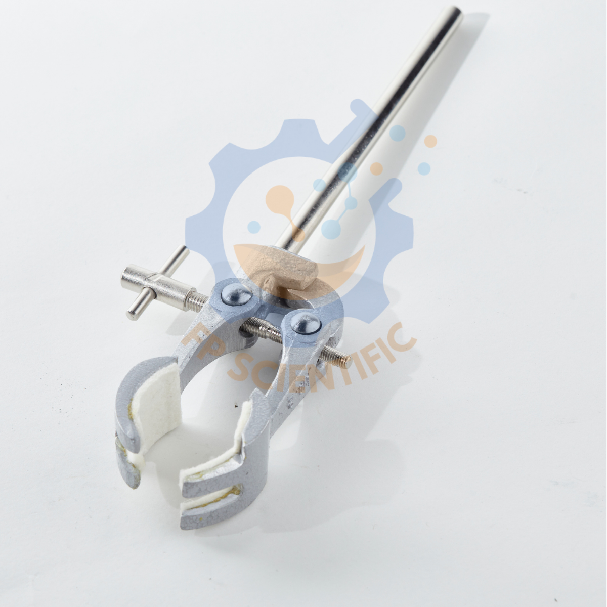 Clamp Condenser (เเคลมป์คอนเดนเซอร์) อุปกรณ์ที่คีบหลอดโลหะสําหรับห้องแล็บ ที่จับยึดคอนเดนเซอร์