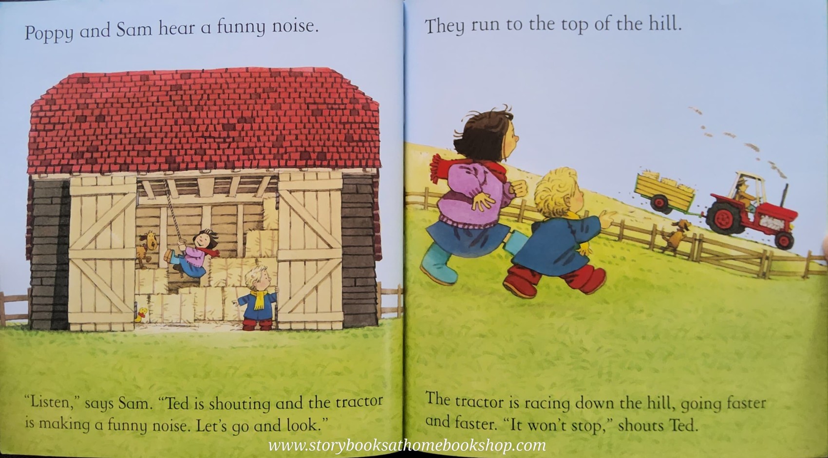 หนังสือนิทานปกอ่อน** 🍅🍓USBORNE FARMYARD TALES: THE RUNAWAY TRACTOR