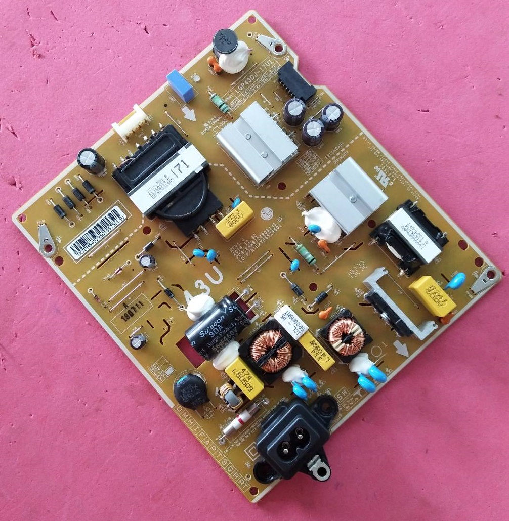 เพาเวอร์ซัพพลายทีวี LG (แอลจี) ของแท้ถอดจากเครื่อง รุ่น 43UM7100PTA 43UK6300 พาร์ท EAY64529501 EAX67209001