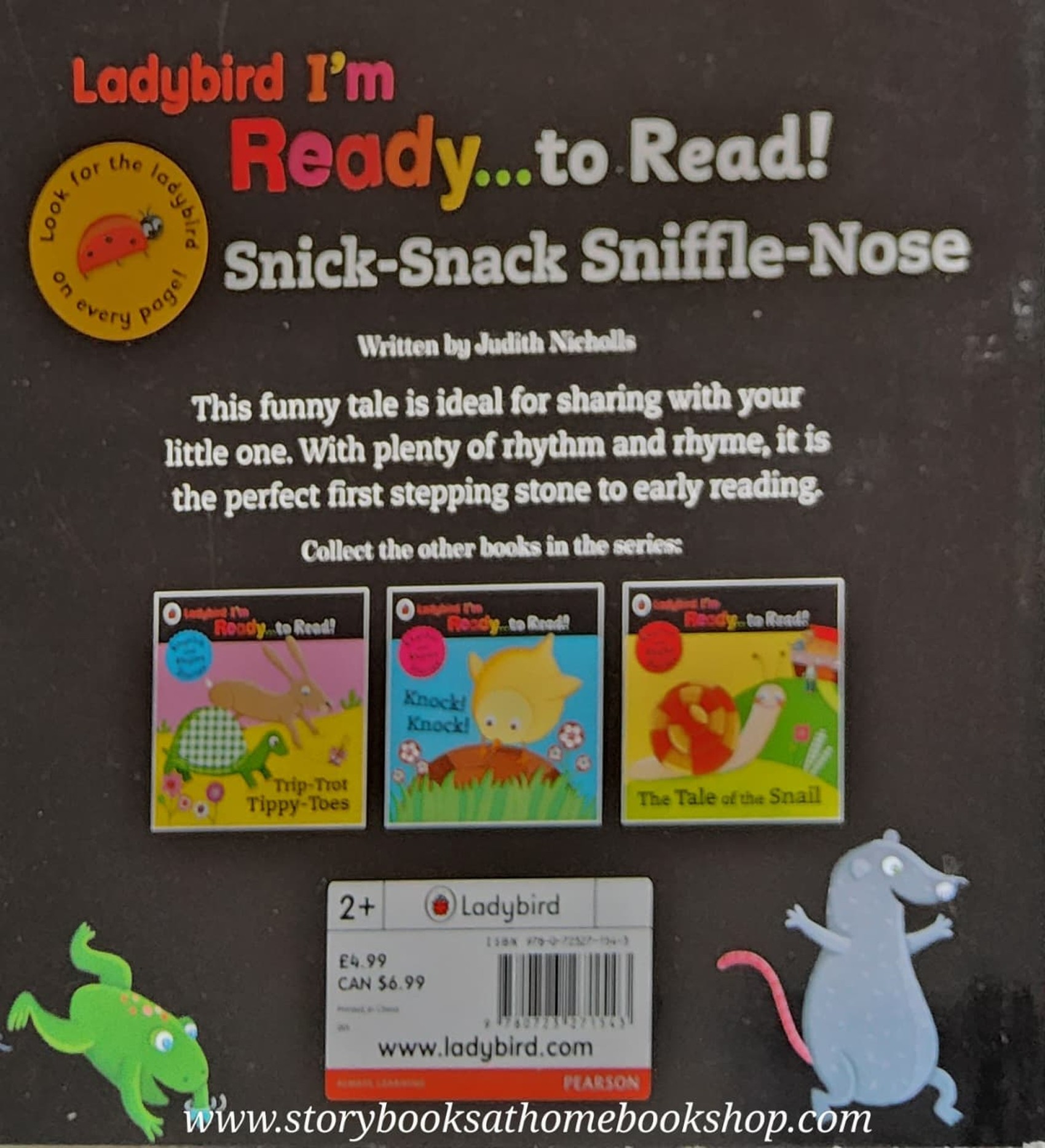 หนังสือนิทานปกอ่อน** ♥️♥️LADYBIRD I'M READY TO READ:SNICK-SNACK SNIFFLE-NOSE