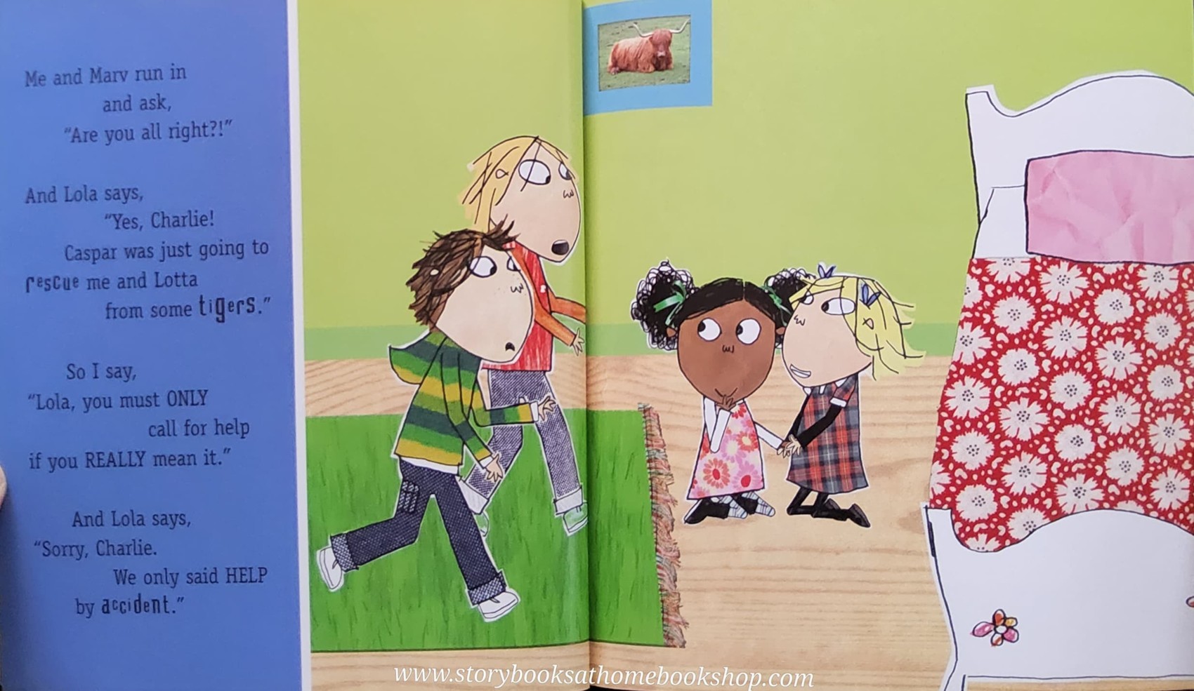 หนังสือนิทานปกอ่อน** 🍅🍓Charlie and Lola:HELP! I REALLY MEAN IT!