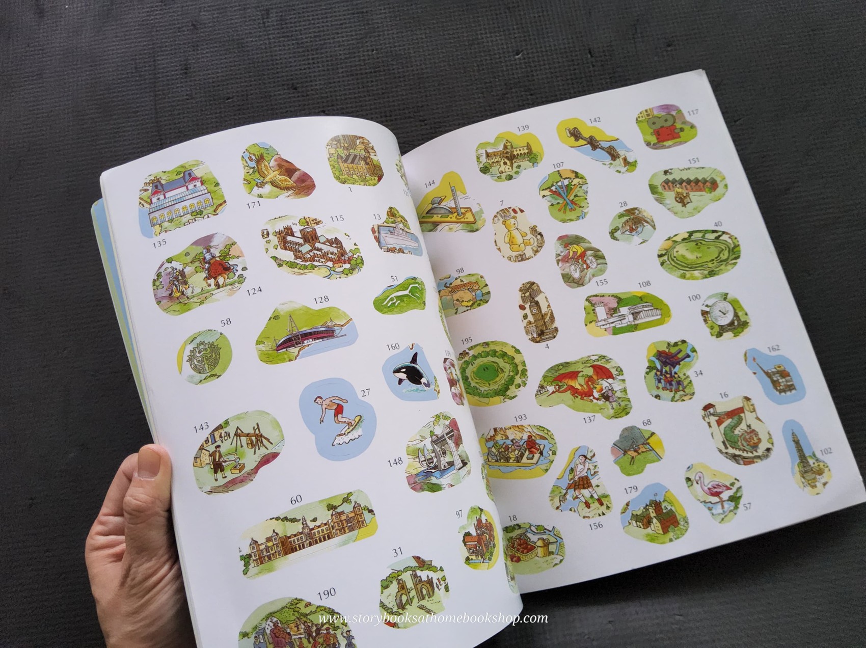 KNOWLEDGE BOOK** ♥️STICKER&QUIZ ATLAS OF BRITAIN