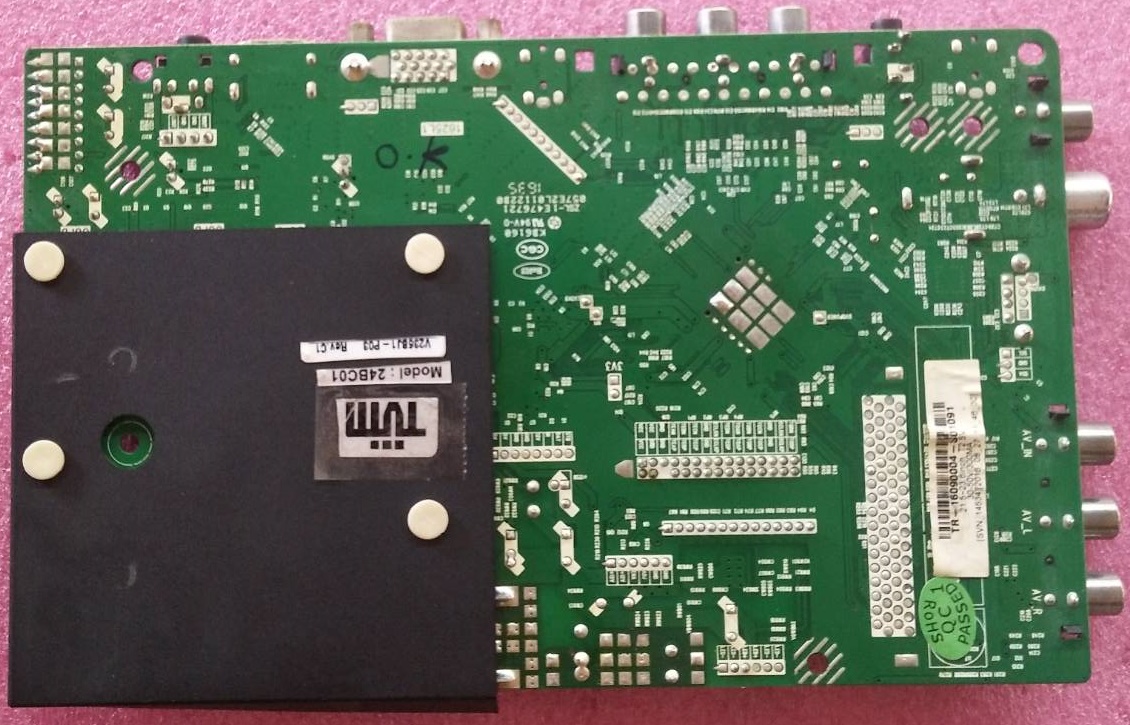 เมนบอร์ดทีวี TVM ของแท้มือสองถอดจากเครื่อง รุ่น24BC01 พาร์ทHK.T.RT2957P65