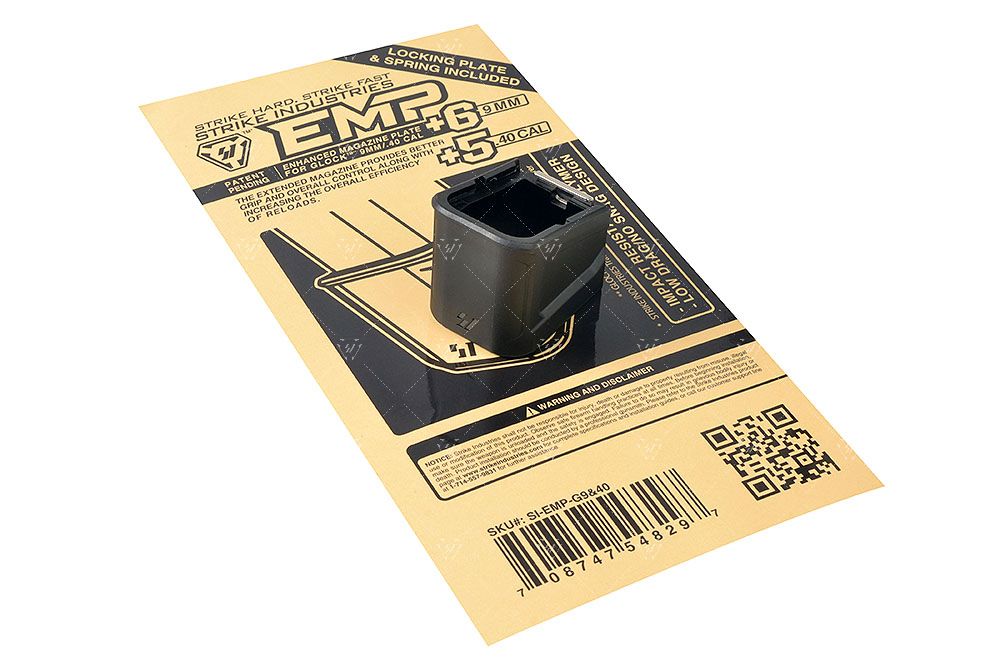 STRIKE INDUSTRIES - Extended Magazine Plate for GLOCK™ G17(9mm) / Glock 22(40cal)