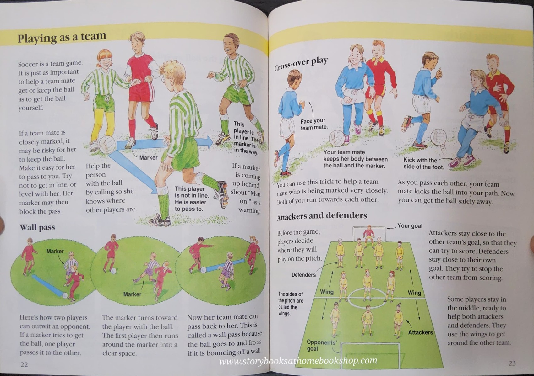 KNOWLEDGE BOOK ** 🍓🍓 USBORNE FIRST SKILLS:STARTING SOCCER🍅🍅