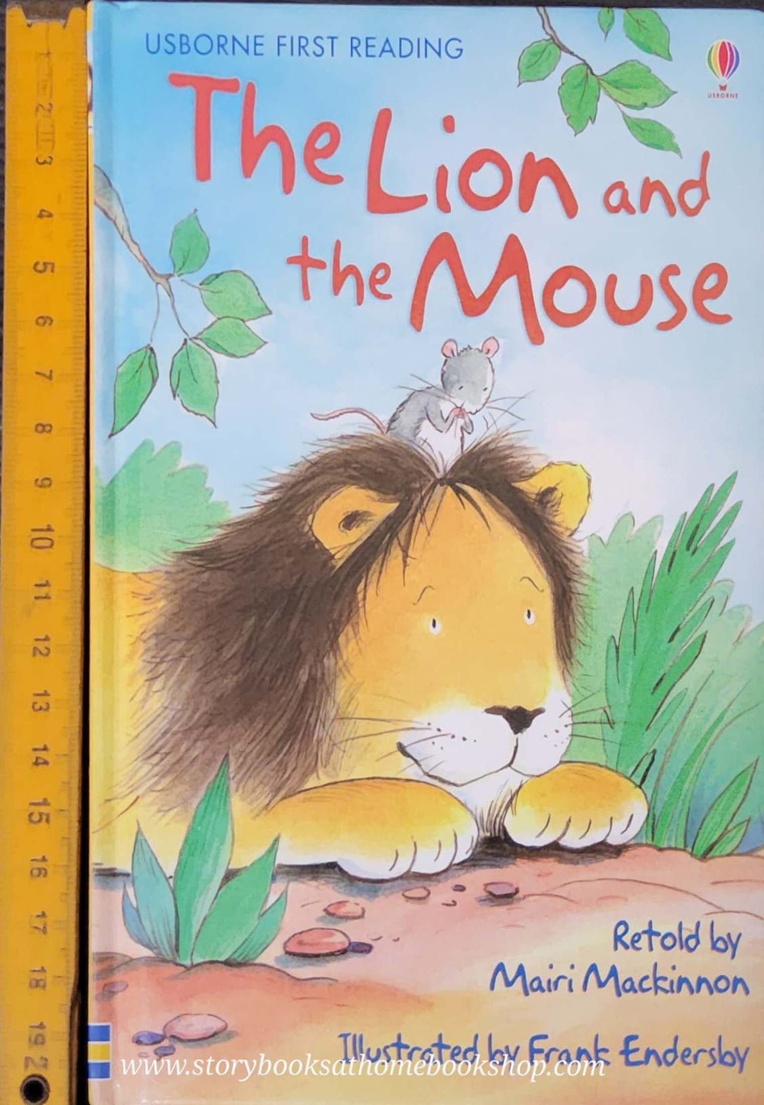หนังสือนิทานปกแข็ง** 🍅🍅USBORNE FIRST READING:THE LION AND THE MOUSE