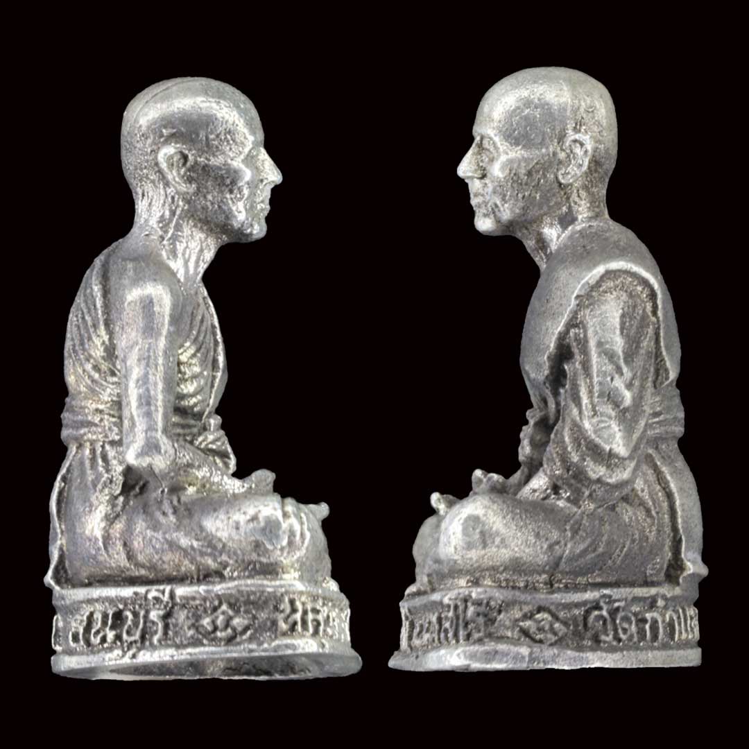 รูปหล่อ หลวงพ่อไปล่ วัดกำแพง ปี2534 เนื้อเงิน