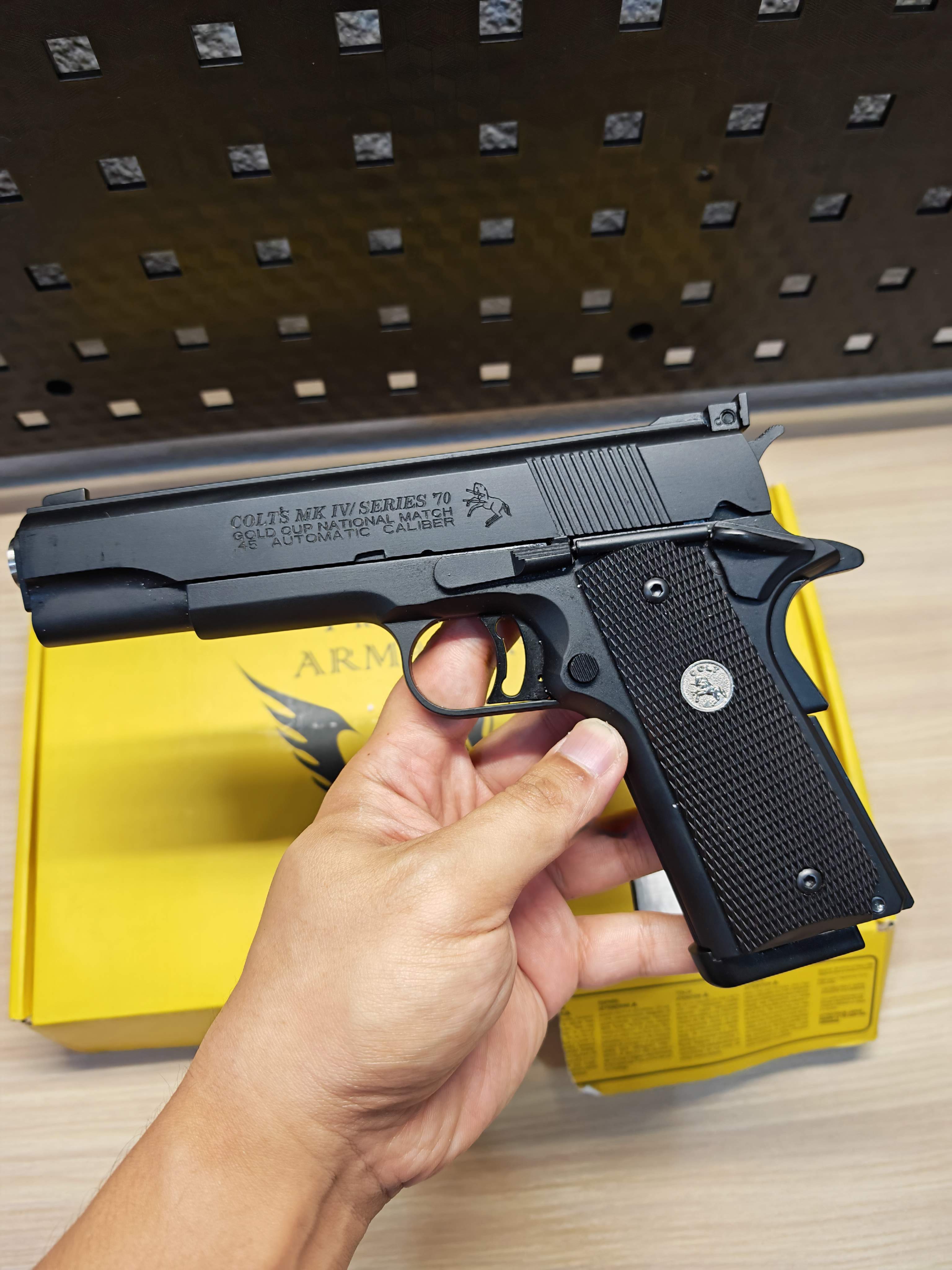 Army Armament R29 M1911 Colt MK IV Series 70 Gold Cup National Match GBB BB Gun บีบีกัน Airsoft Gun ปืนอัดลม ปืนสั้นแก๊ส มือสอง