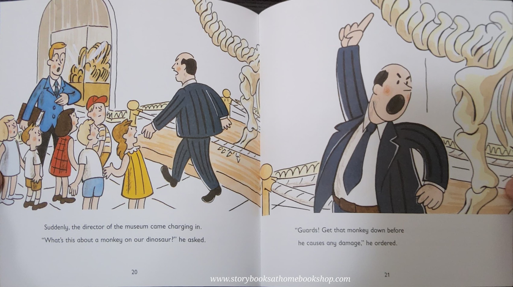 หนังสือนิทานปกอ่อน** 🍅🍓Curious George and the Dinosaur by MARGRET&H.A.REY