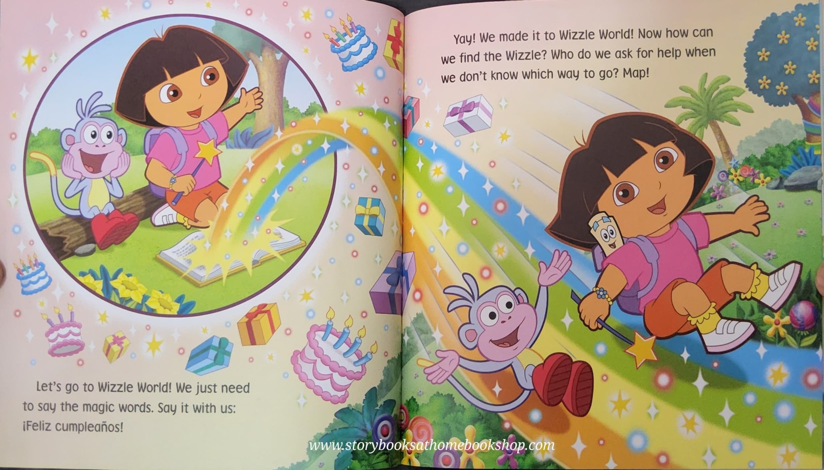 หนังสือนิทานปกอ่อน** 🍅DORA AND THE BIRTHDAY WISH ADVENTURE