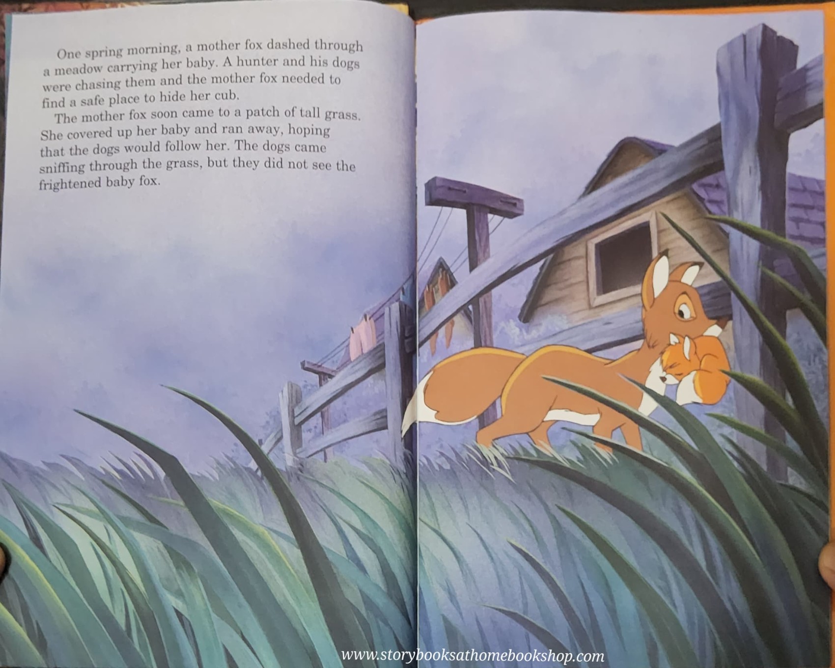 หนังสือนิทานปกแข็ง** 🍅🍅DISNEY THE FOX AND THE HOUND