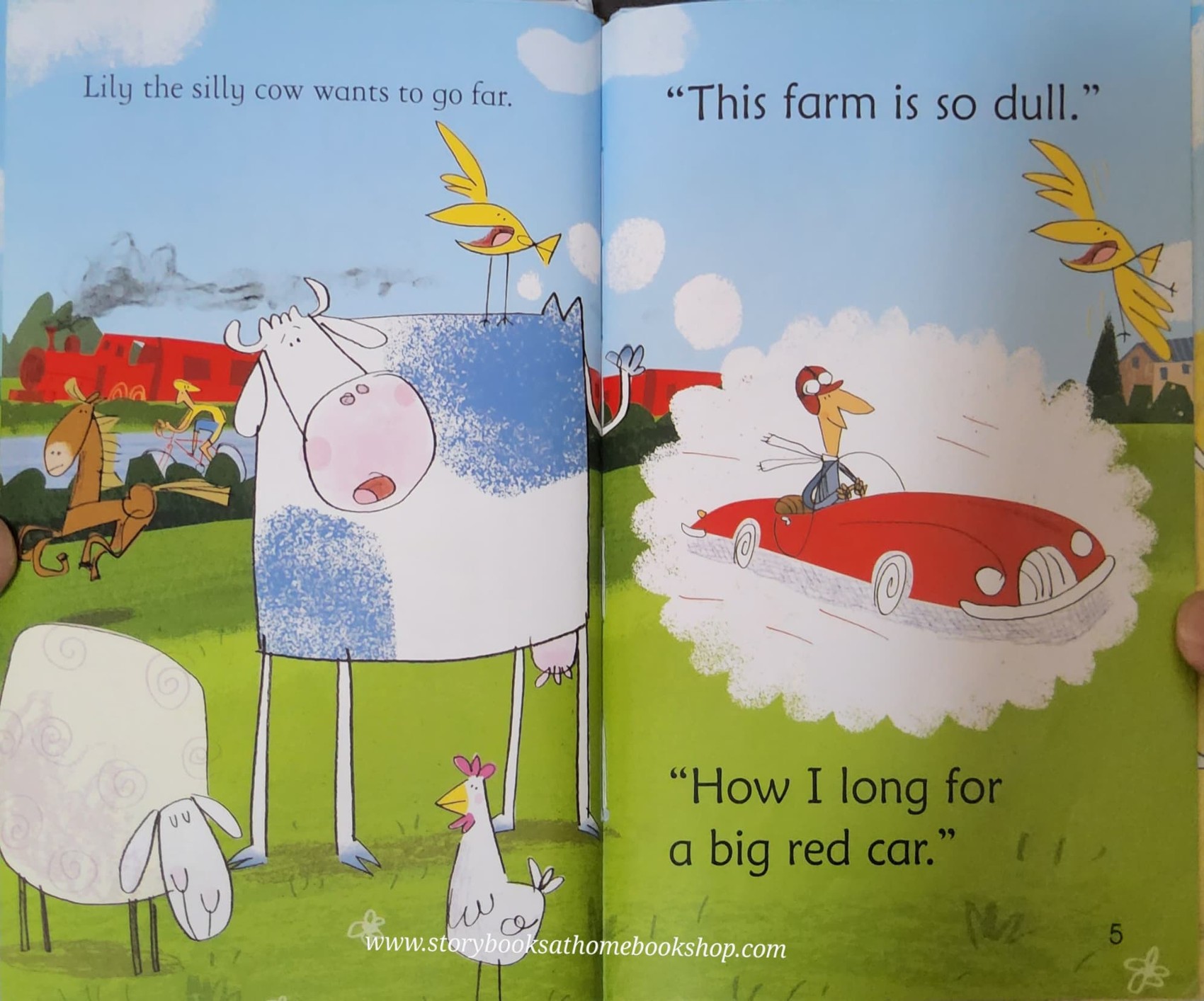 หนังสือนิทานปกแข็ง** 🍅🍓USBORNE VERY FIRST READING BOOK7:STOP THAT COW!