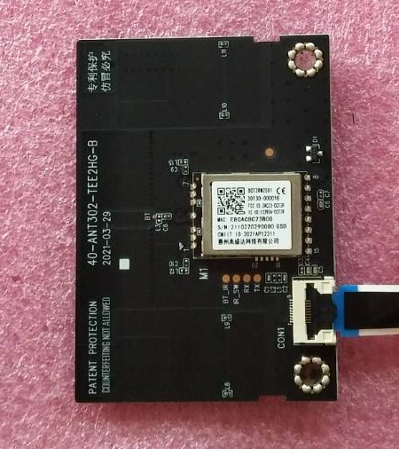 ตัวรับสัญญาณ Wifi พร้อมสายแพทีวี TCL (ทีซีแอล) อะไหล่แท้/มือสองพร้อมใช้งาน ใช้กับรุ่น43P735 พาร์ท40-ANT302-TEE2HG-B