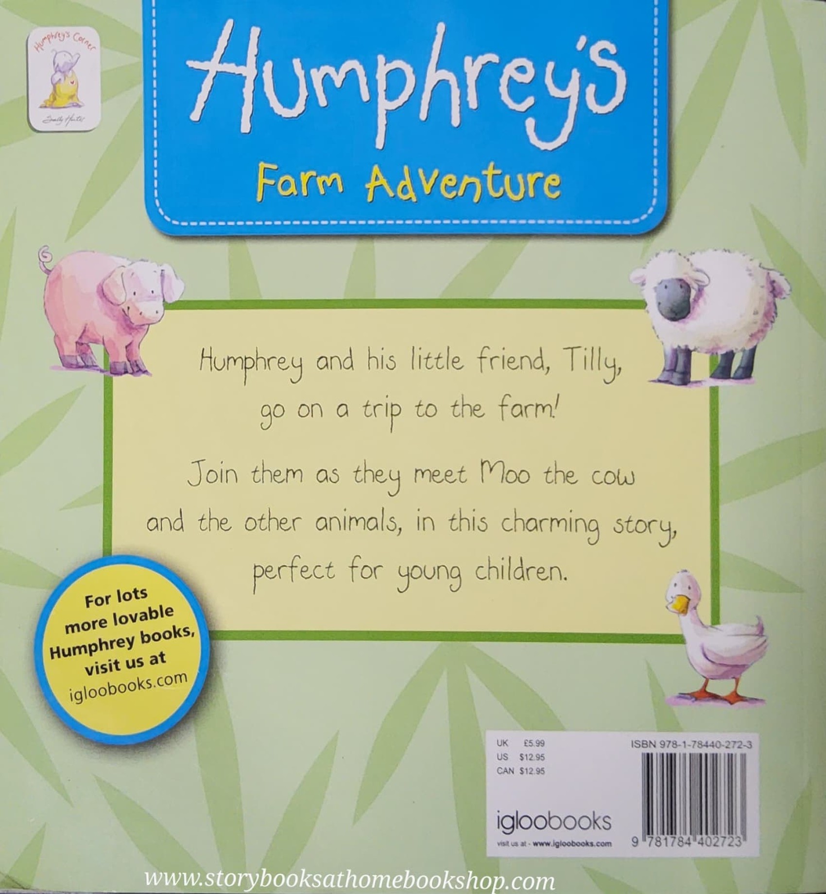 หนังสือนิทานปกอ่อน** ♥️HUMPHREY'S FARM ADVENTURE
