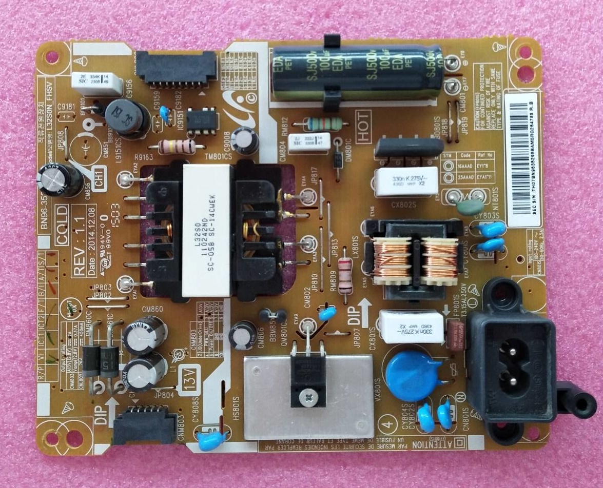 POWER SUPPLY SAMSUNG (ซับพลาย ซัมซุง) อะไหล่แท้/มือสองพร้อมใช้งาน พาร์ท BN96-35295B :BN96-35295A รุ่น UA32J4100AK