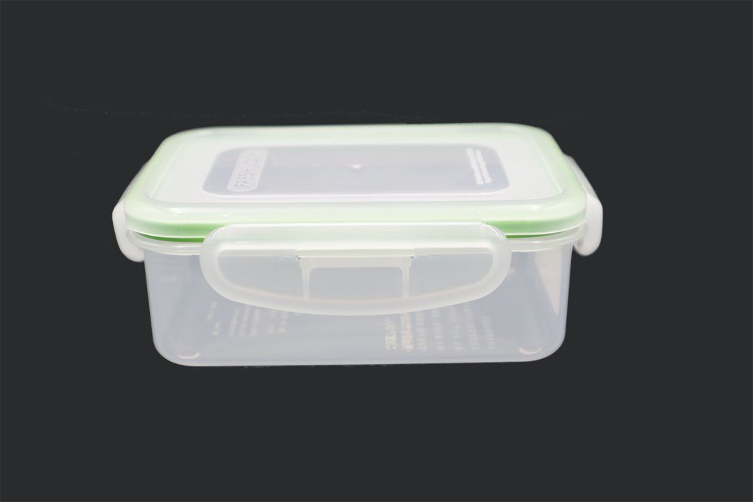 Food Container กล่องถนอมอาหารพลาสติก JP Quality 340ml 11x14x5cm สีเขียว 212 Green