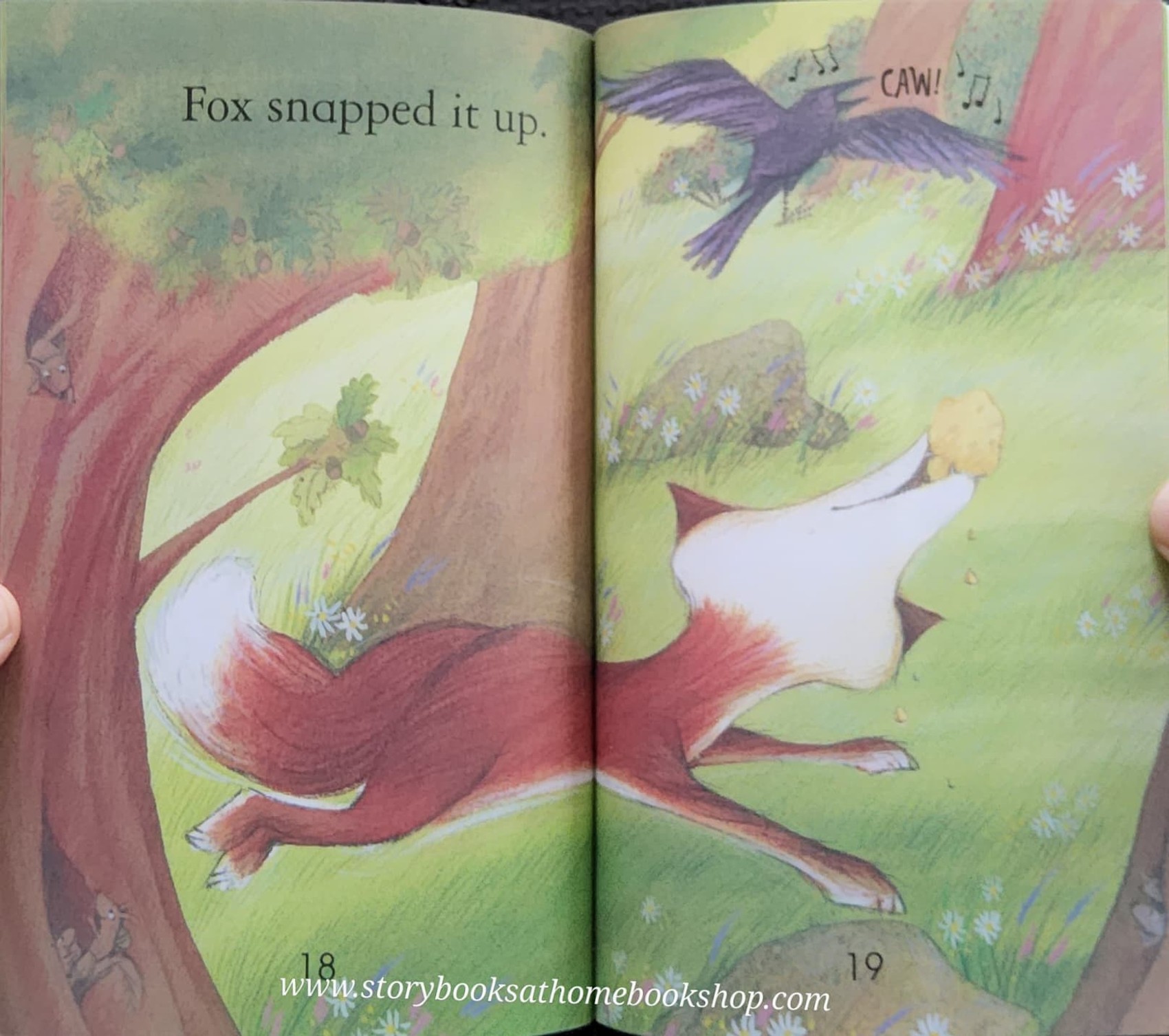 หนังสือนิทานปกอ่อน** ♥️USBORNE FIRST READING: THE FOX AND THE CROW