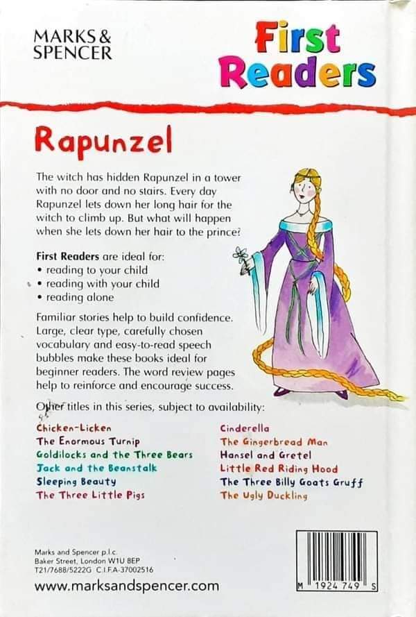 หนังสือนิทานปกแข็ง** 🍅🍓First Readers Rapunzel