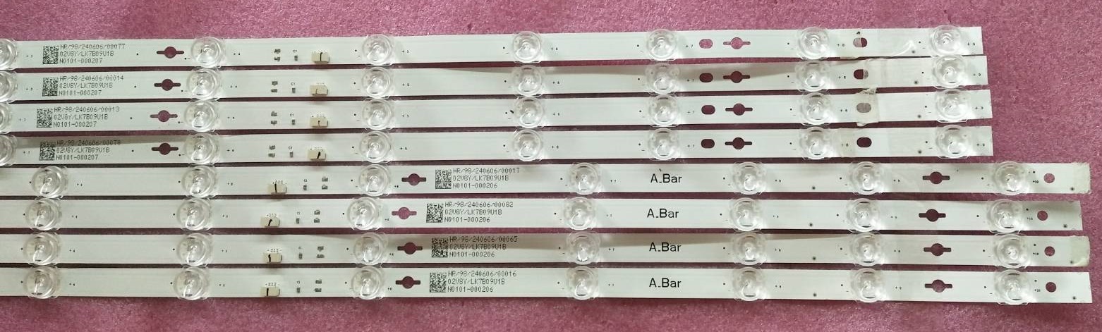 หลอดแบคไลน์ทีวี ทีซีแอล TCL ของแท้มือสองถอดจากเครื่อง รุ่น65T7B