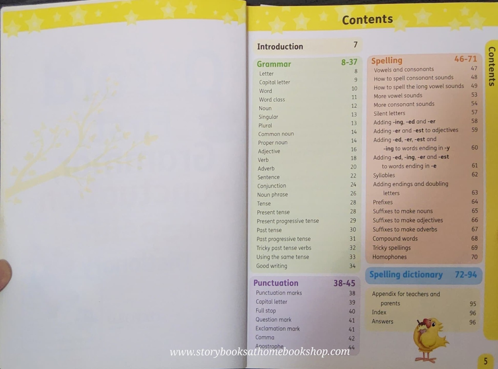 DICTIONARY BOOK ** ð
ð
OXFORD FIRST GRAMMAR,PUNCTUATION AND SPELLING DICTIONARY (AGE 5-7)