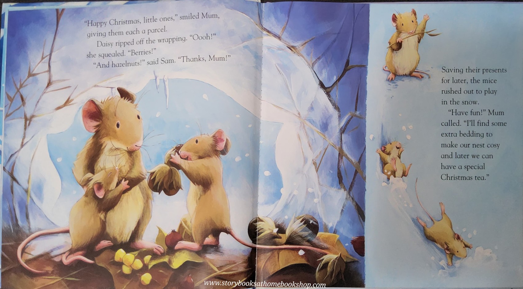 หนังสือนิทานปกแข็ง** ♥️♥️THE SNOW ANGEL BY CHRISTINE LEESON AND JANE CHAPMAN