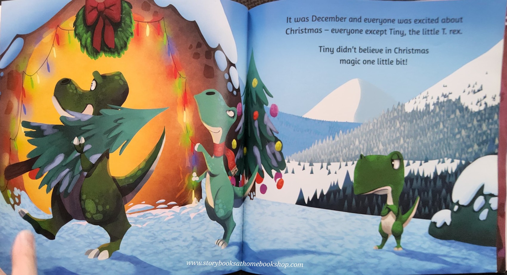 หนังสือนิทานปกอ่อน** 🍅🍓DINO CLAUS A TALE OF CHRITMAS MAGIC