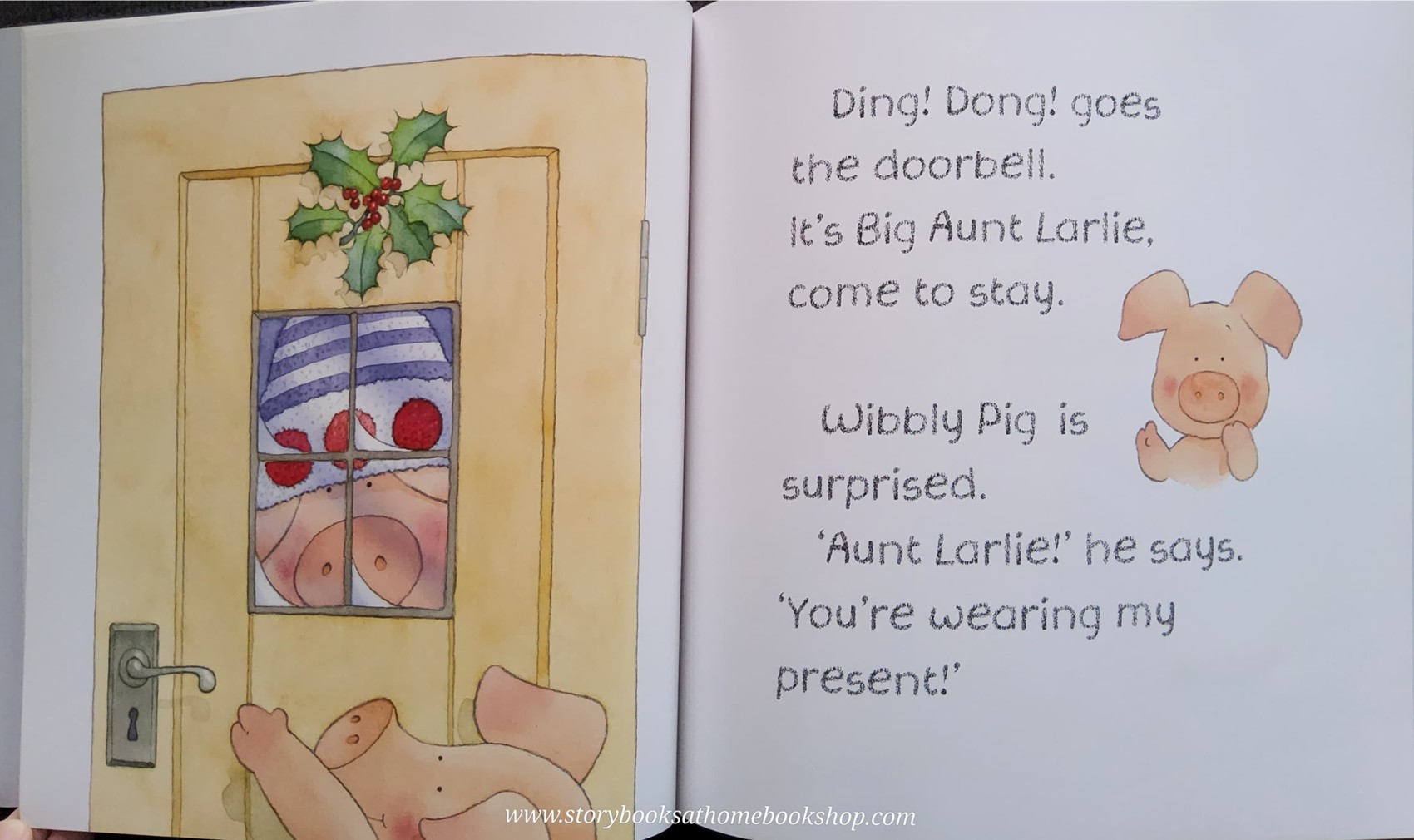 หนังสือนิทานปกอ่อน** 🍅🍓 TICKLY CHRISTMAS WIBBLY PIG! BY MICK INKPEN