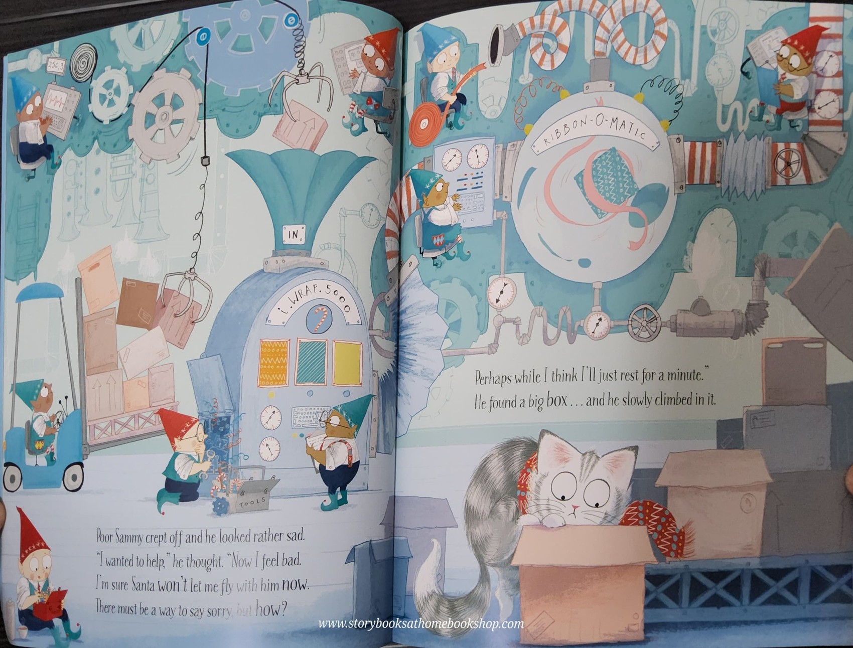 หนังสือนิทานปกอ่อน** ♥️SAMMY CLAWS THE CHRISTMAS CAT