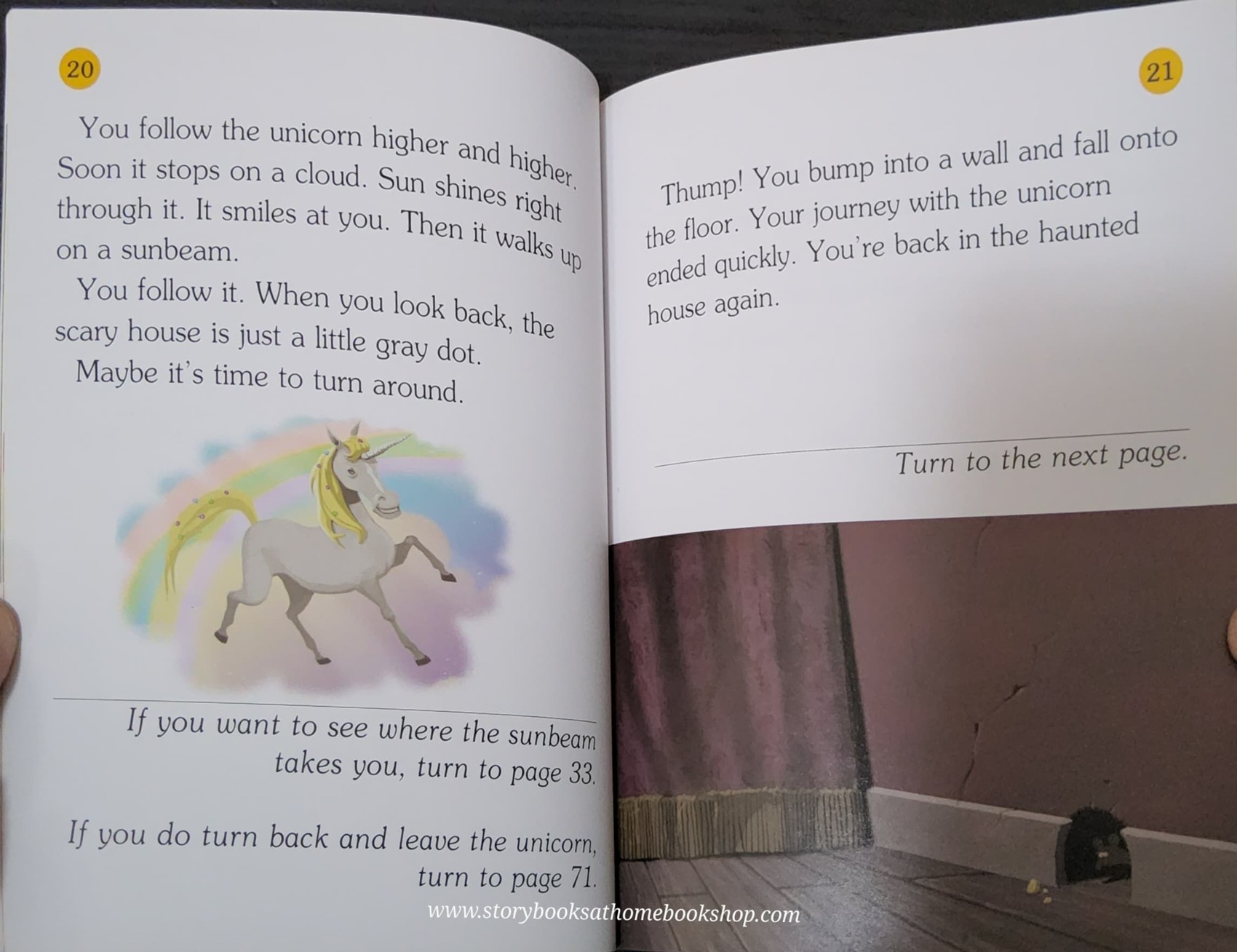 หนังสือนิทานปกอ่อน** 🍅CHOOSE YOUR OWN ADVENTURE:THE HAUNTED HOUSE