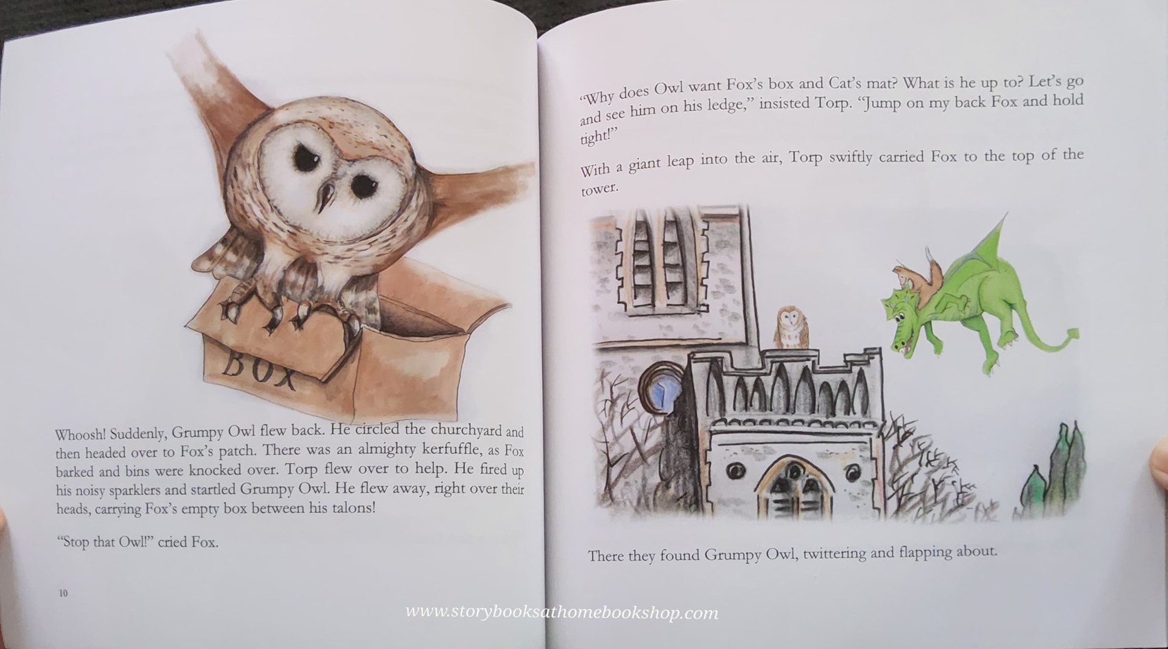 หนังสือนิทานปกอ่อน** 🍅🍓TORP THE DRAGON STOP THAT OWL! BY R BUTLER