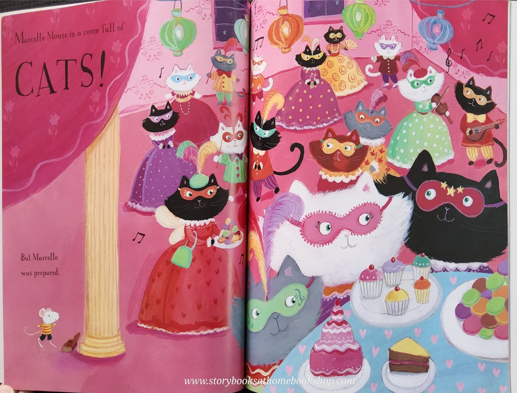 หนังสือนิทานปกอ่อน** 🍅🍓MARCELLO MOUSE AND THE MASKED BALL