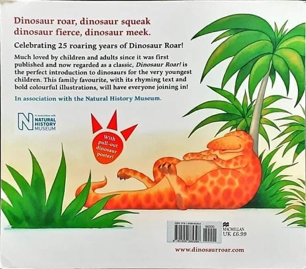 หนังสือนิทานเด็ก ภาษาอังกฤษ ปกอ่อน 🍅🍅DINOSAUR ROAR!/Used สภาพ 80-90%