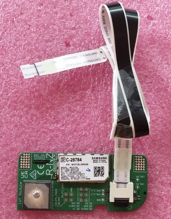 ตัวรับสัญญาณ Wifi ทีวีซัมซุง (SAMSUNG Wi-Fi Module) ของแท้ถอดจากเครื่อง รุ่นQA55Q60CAKXXT พาร์ทBN59-01435A