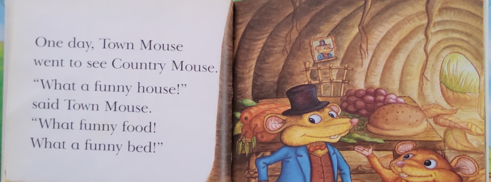 หนังสือนิทานปกแข็ง** 🍅🍅READ IT YOURSELF LEVEL2: TOWN MOUSE AND COUNTRY MOUSE