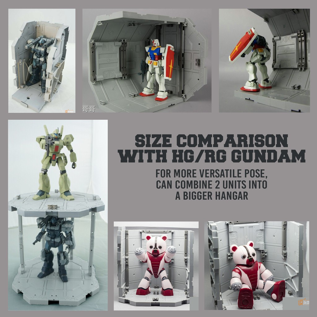 H hangar Octagon Gundam Base ฐาน โรงเก็บ กันดั้ม