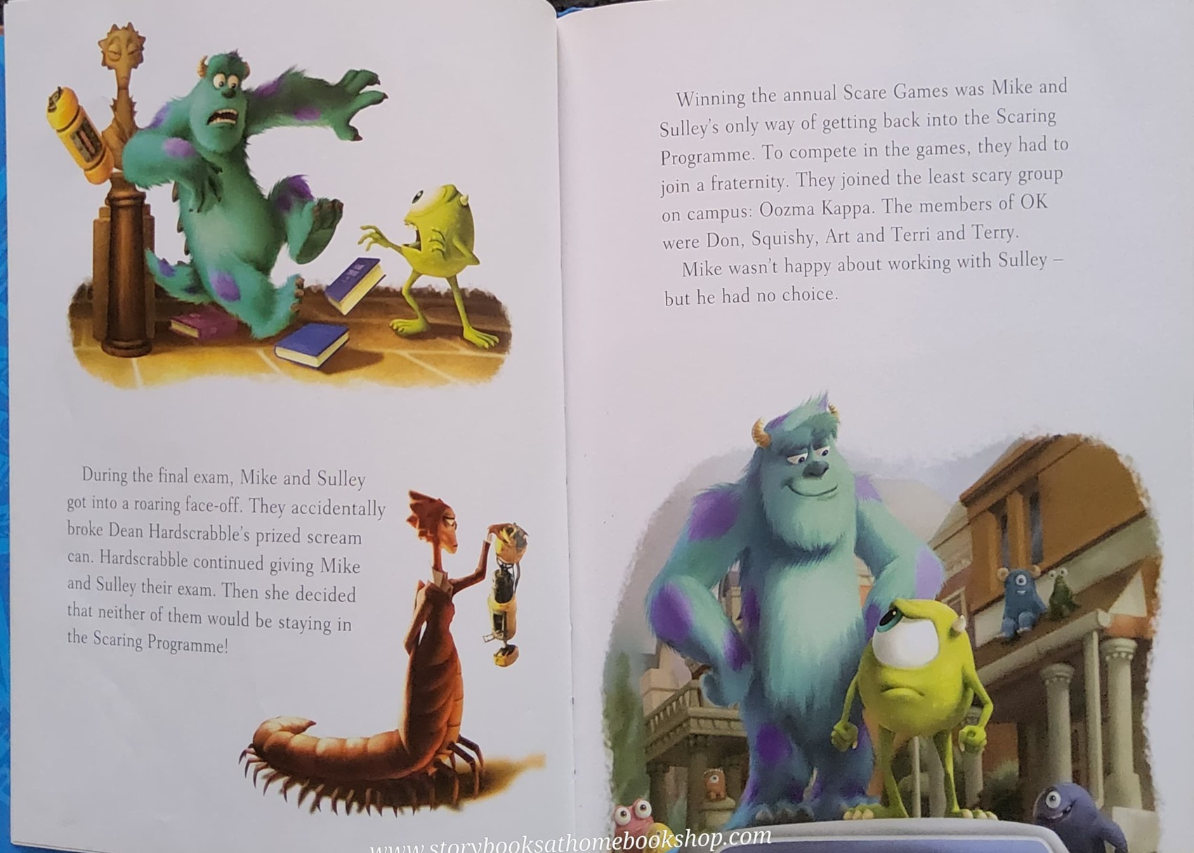 หนังสือนิทานปกแข็ง** 🍅🍅DISNEY PIXAR MONSTERS UNIVERSITY MAGICAL STORY