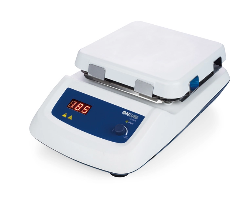 LED Digital 7’’ Square Hotplate，glass ceramic hotplate，heating temperature up to 550°C P/N 5051122211
