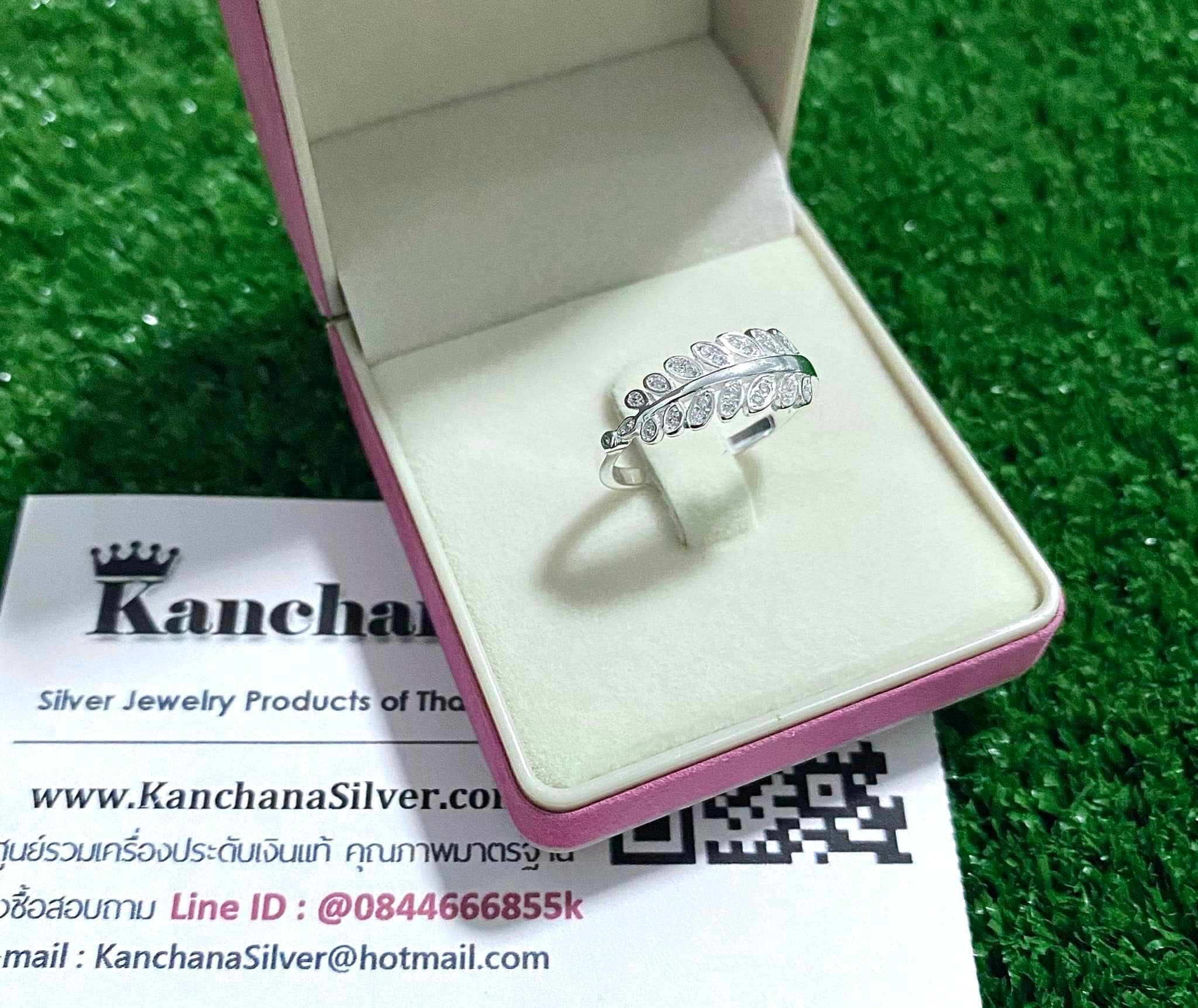 แหวนเงินแท้ ประดับเพชร งานสวยๆ ไซส์ size 49, 50, 51, 52, 53, 54, 55, 56, 57, 58, 59