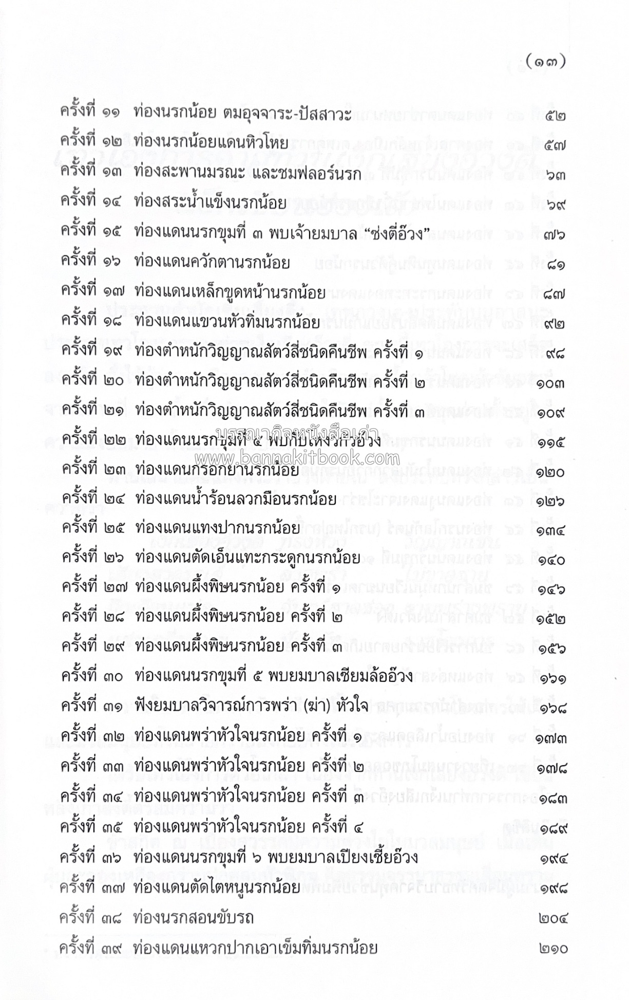 เที่ยวนรก โดย พระอรหันต์จี้กง แปลและเรียบเรียงโดย : ทพ.บัญชา ศิริไกร.