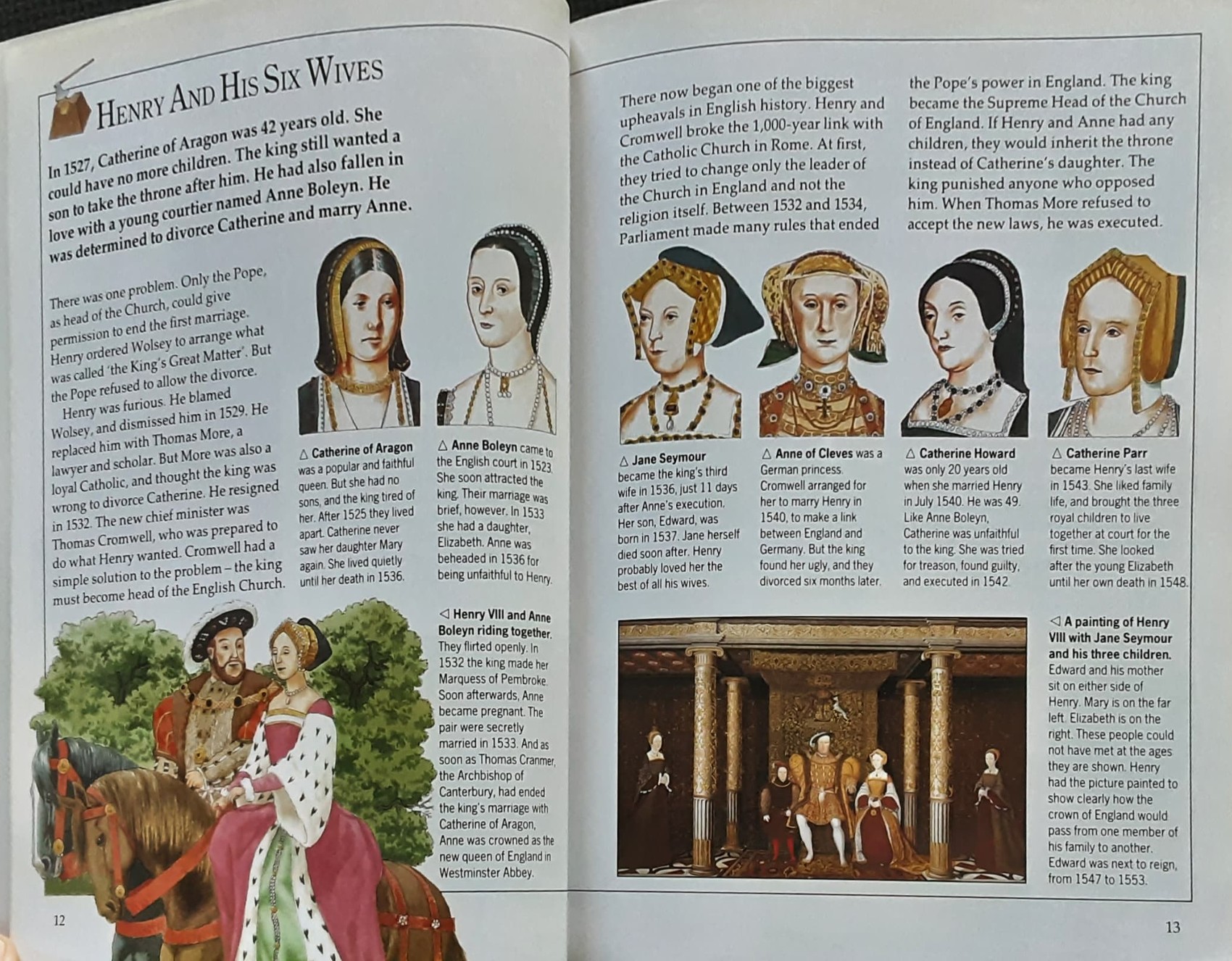 Knowledge Book ความรู้ ภาษาอังกฤษ 🍅🍓History of Britain The Tudors/Used สภาพ 80-90%