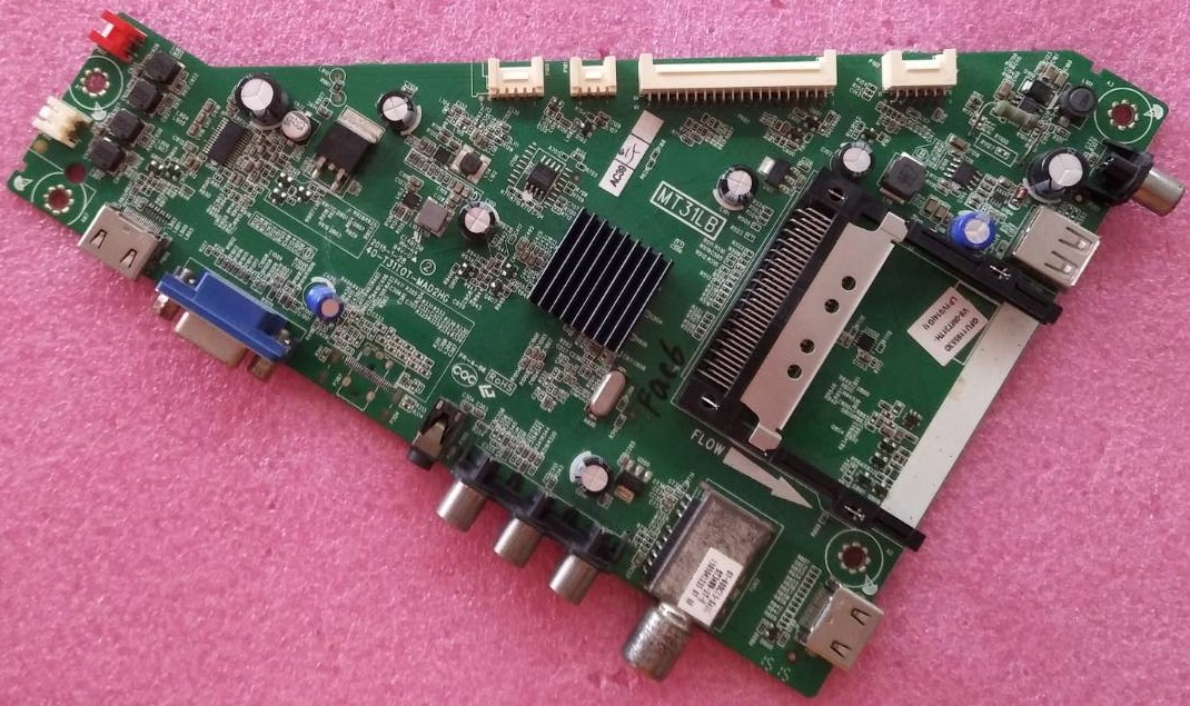 เมนบอร์ดทีวีทีซีแอล TCL ของแท้มือสองถอดจากเครื่อง รุ่นLED40D2720 :LED40D2730 :40-T31T0T-MAD2HG เบอร์จอV400HJ6-PE1