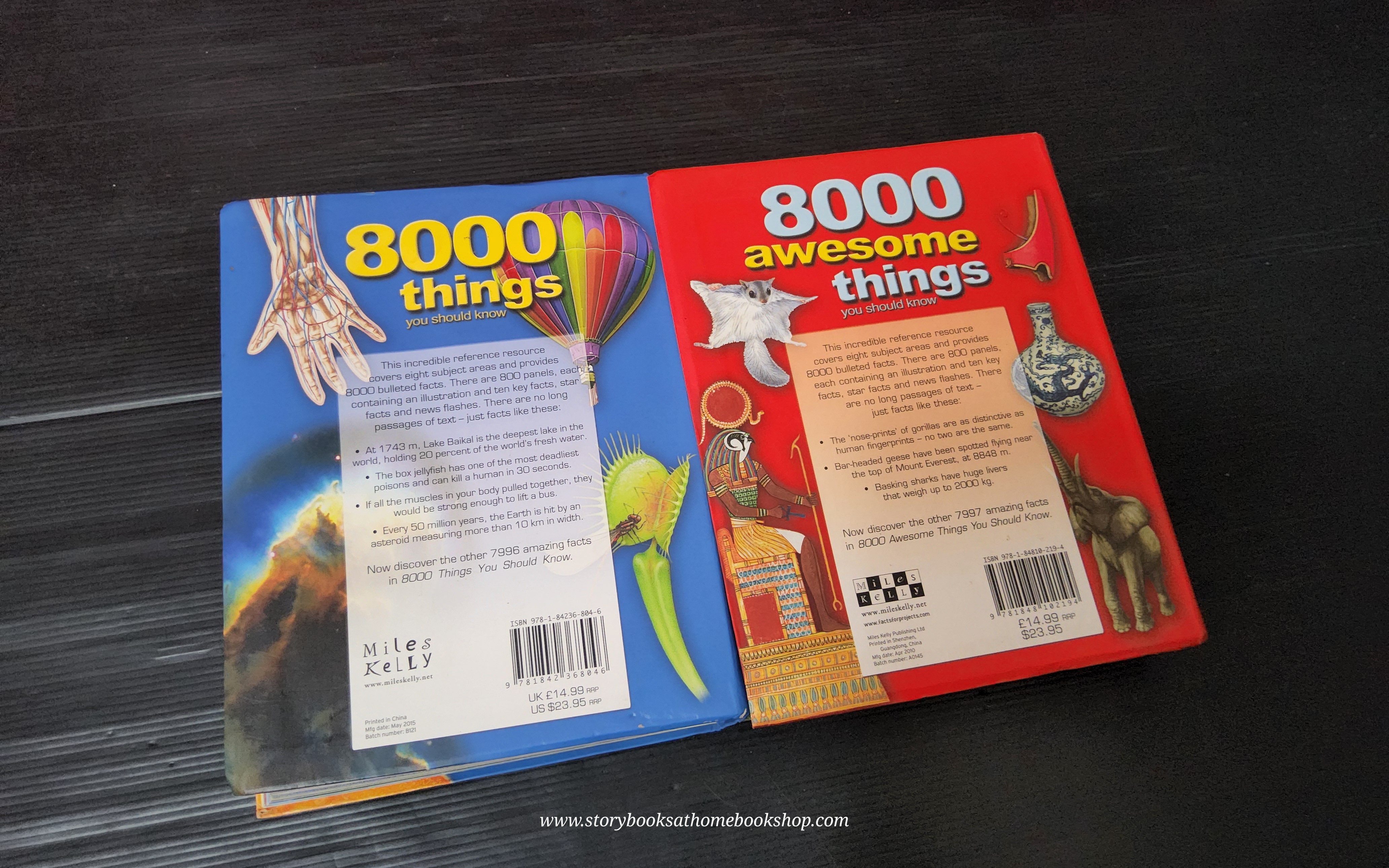 KNOWLEDGE BOOK** ♥️[SET2 BOOKS]8000 AWESOME+THINGSTHINGS YOU SHOULD KNOW