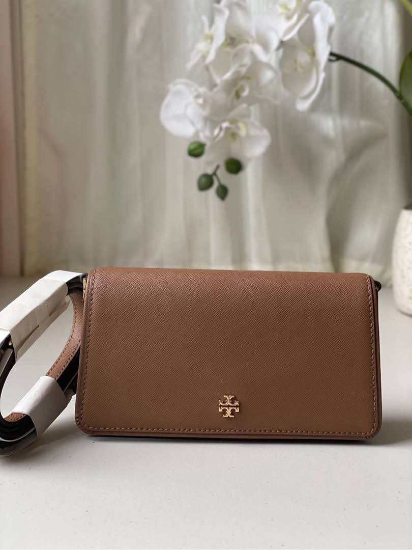 NewTory Burch Emerson Mini Crossbody ขนาด Length:7.8; Height: 4.1